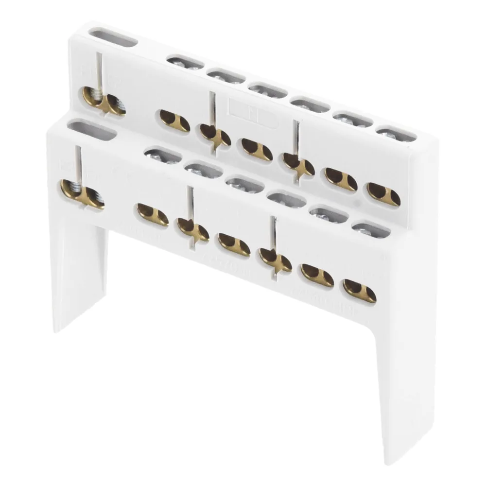 Soporte + Barra de Conexion (12/24/36 MOD) (12+2 ENTR.) IP40