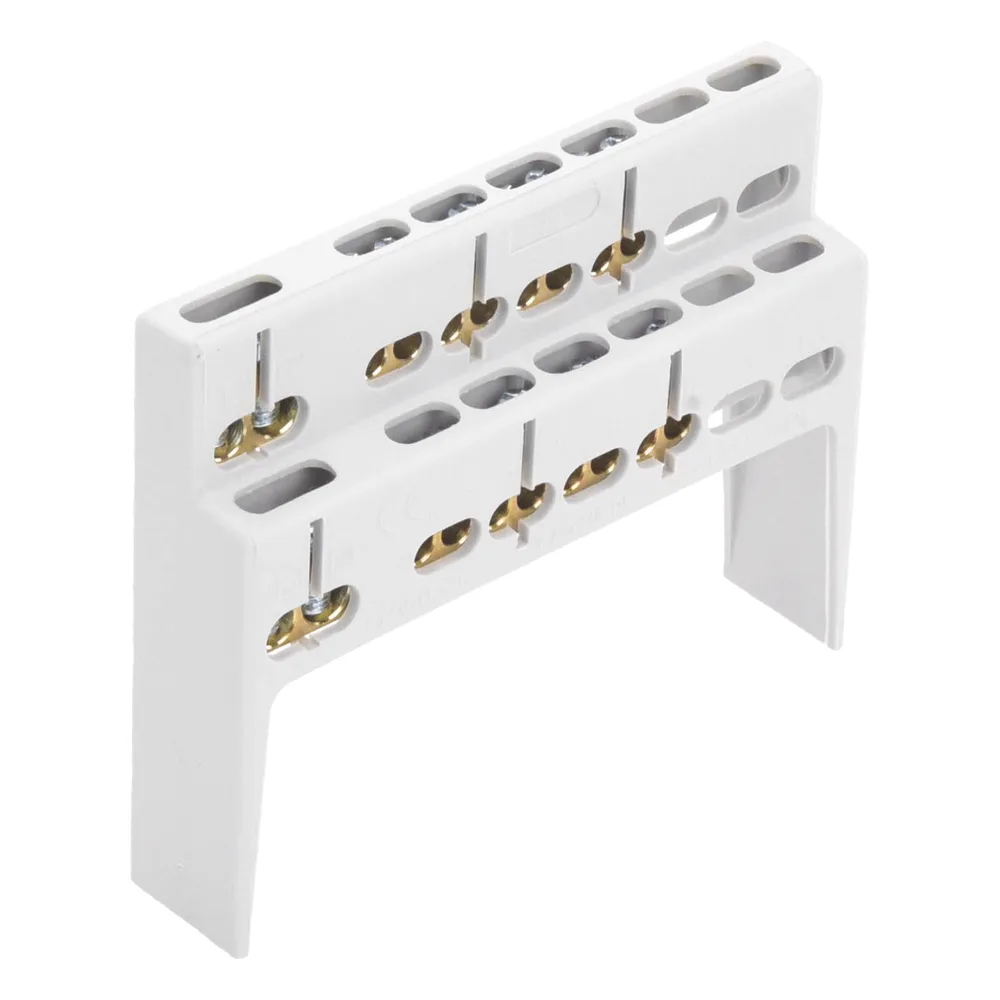 Soporte + Barra de Conexion (8 MOD) (8+2 ENTR.) IP40 – vista 2