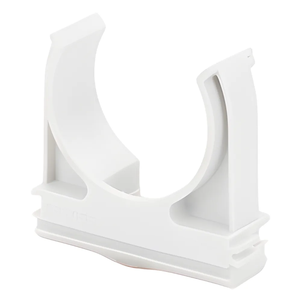 Soporte de presión (Abrazadera), PVC Auto-extinguible, abierto para tubería de 32 mm – vista 2