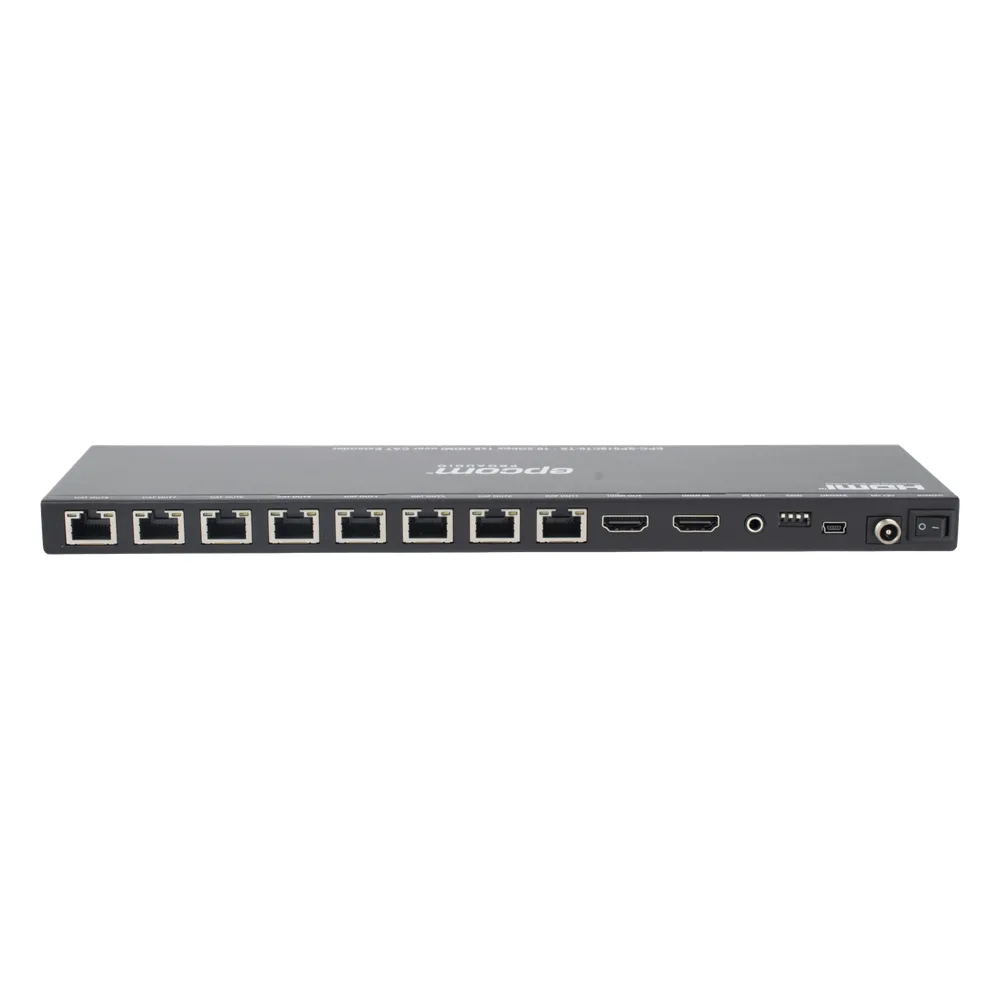 Splitter HDMI 1x8 | Extensor HDMI | 4K@30Hz 40m | 1080p@60Hz 70m | Función PoC |  4:4:4 – vista 4