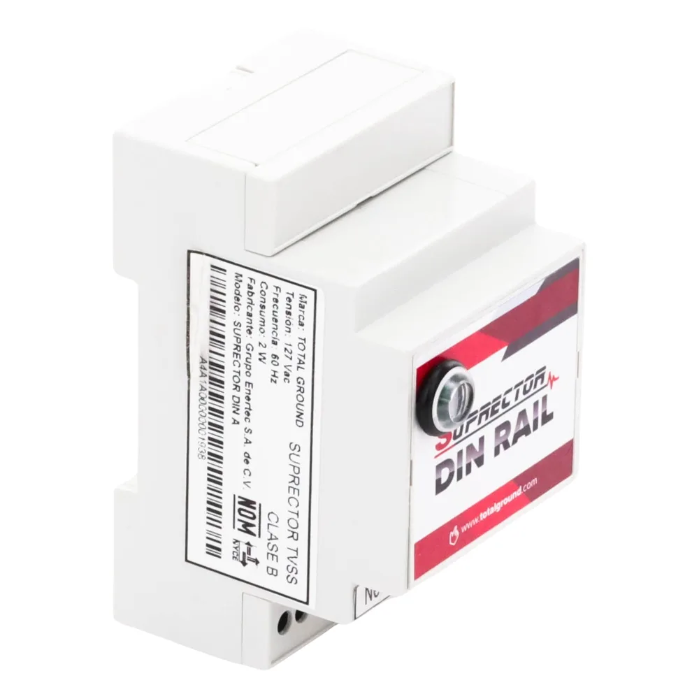 Supresor de Picos tipo Din Rail Voltaje: 127 VCA, 1 Fase, 3 Hilos. – vista 3