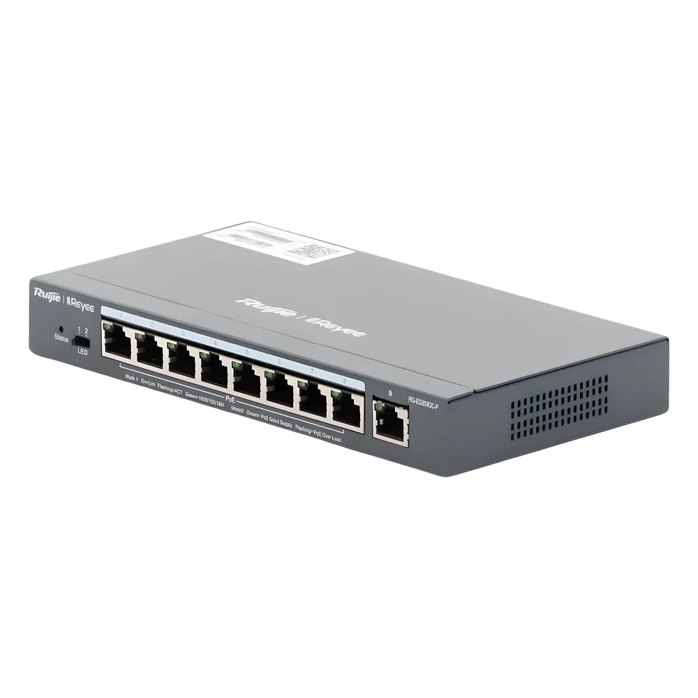 Switch Administrable 8 Puertos PoE+ 802.3af/at Gigabit, gestión gratuita desde la nube, 120w – vista 6