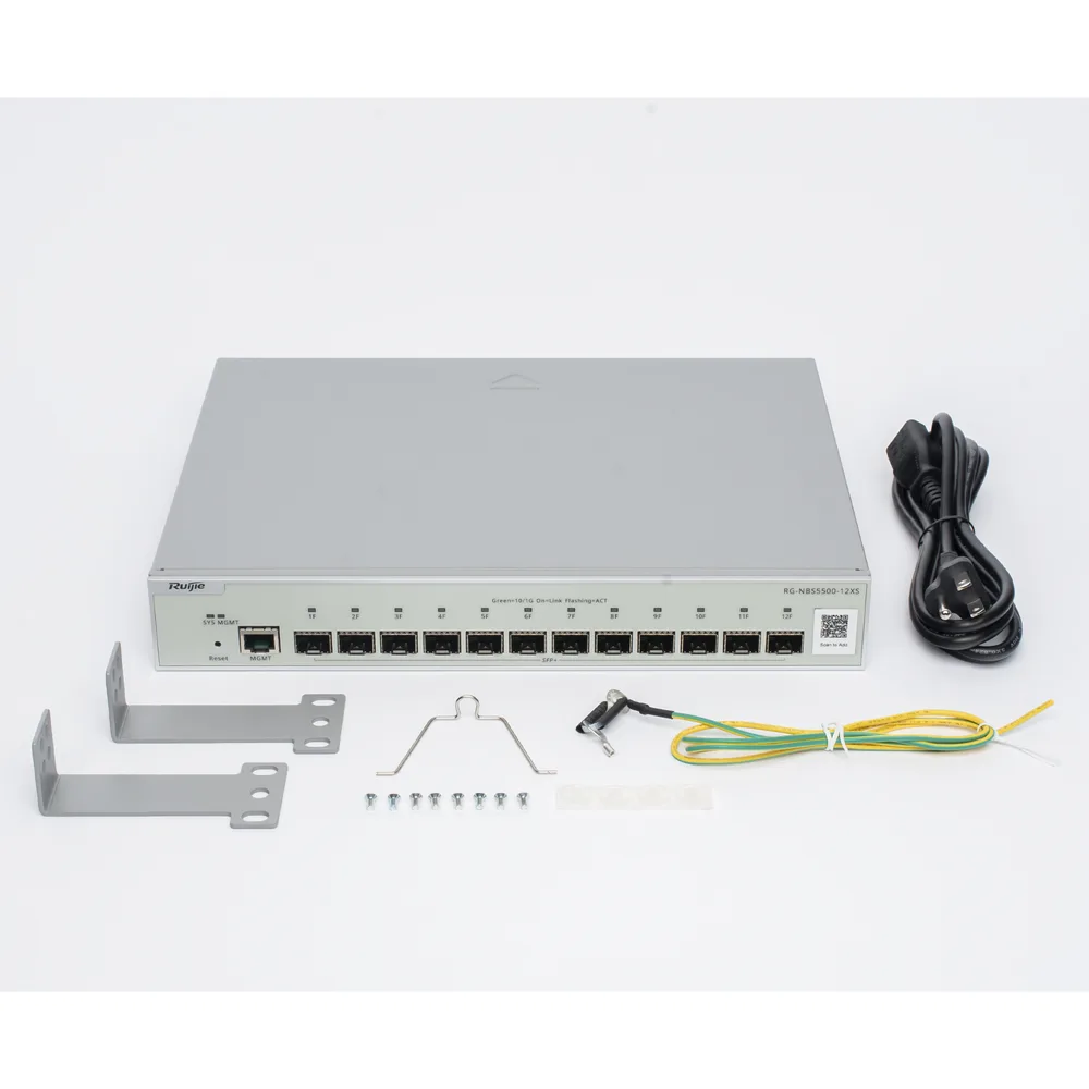 Switch Administrable Full Aggregation Capa 3, 12 Puertos SFP+ 10G y un Puerto MGMT – vista 5