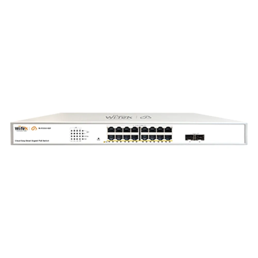 Switch Administrable PoE / 16 puertos PoE af/at Gigabit / 2 x SFP Gigabit / Administración Cloud Gratuita / Presupuesto 240 W