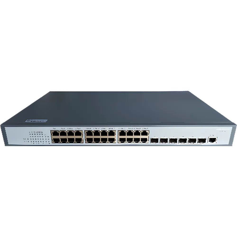 Switch Core Gigabit / Administrable Capa 3 / 24 Puertos 1000 Mbps / 6 Puertos SFP+ 10 G de Uplink / IGMP / VLAN / GRMP – vista 2