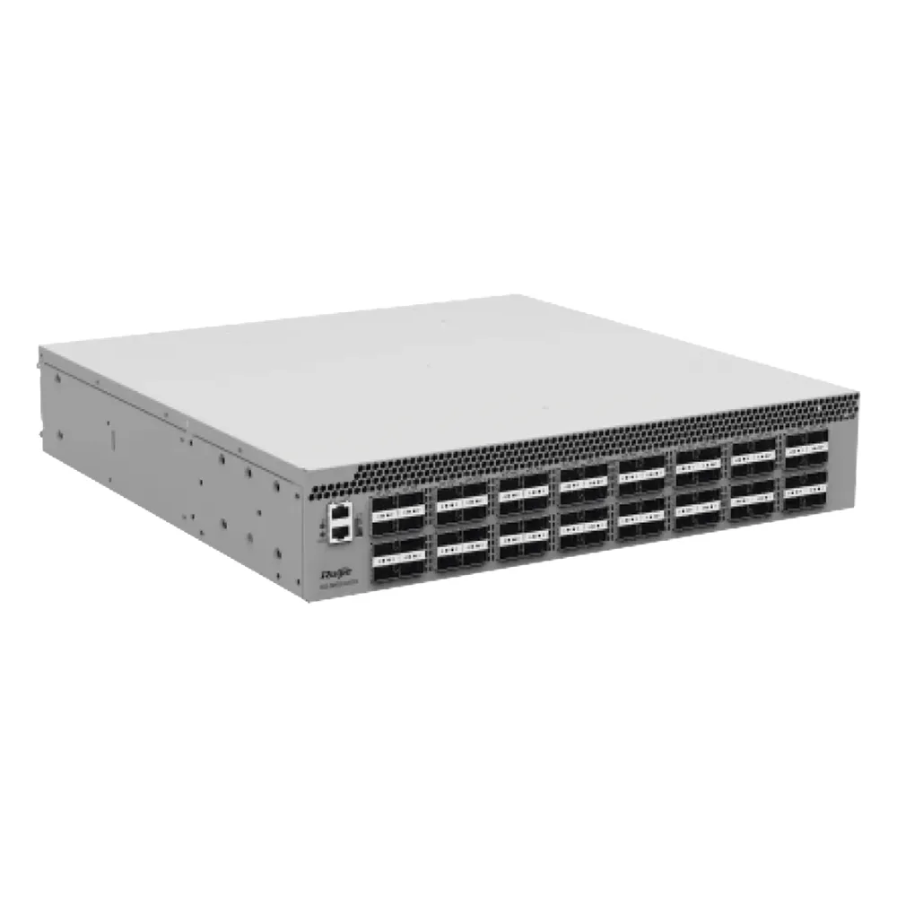 Switch DCI para Data Center / 64 Puertos QSFP28 100GE / 12.8 Tbps / 4,482 Mpps / VXLAN / M-LAG / RDMA / Lossless Ethernet PFC+ECN / 2 RU / Redundancia Hot-Swap