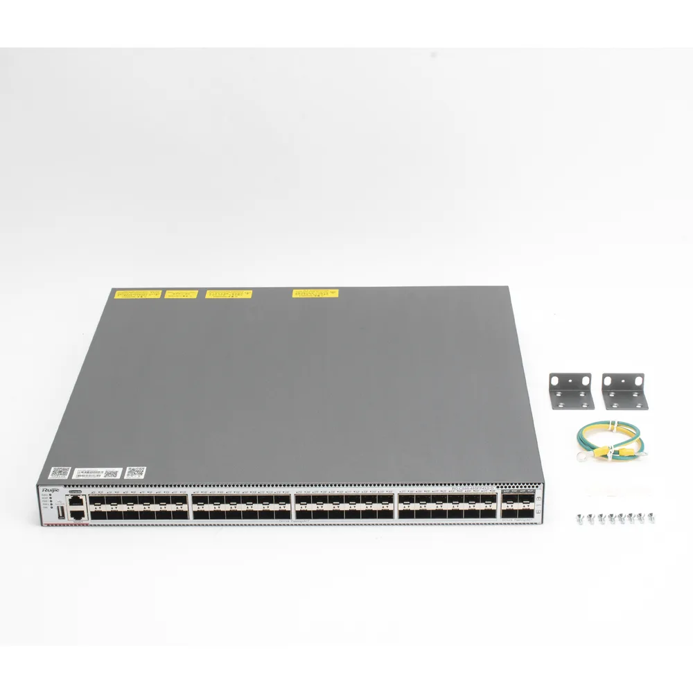 Switch de Distribución Capa 3 con 48 puertos SFP 1G y 4 SFP+ 10Gb, Administración gratuita desde la nube. – vista 4