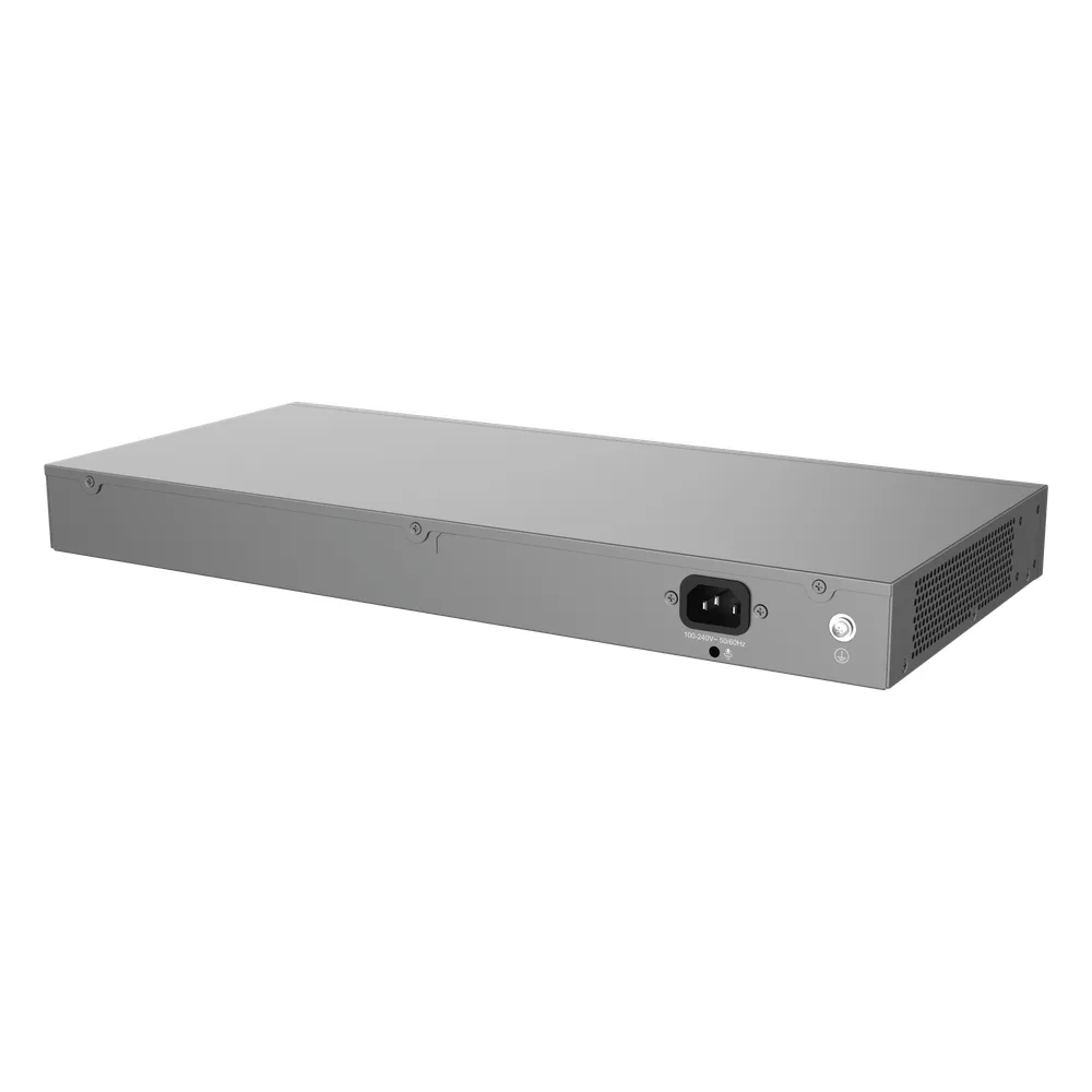 Switch de Red Empresarial L2++ / Serie GWN7800 Pro / 24 Puertos Gigabit PoE 250W / 2 Puertos SFP+ / Gestión Cloud GDMS / VLAN 4K / QoS Avanzado / Seguridad Integral – vista 4