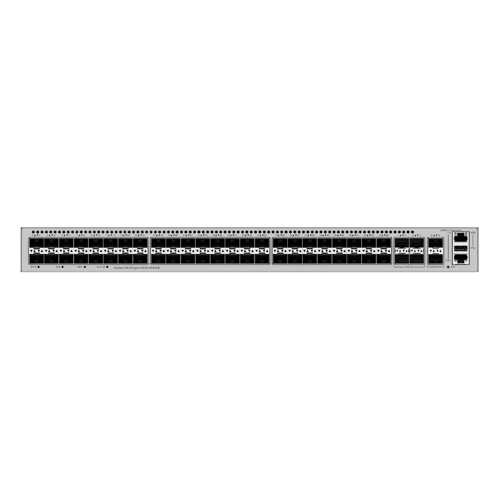Switch Empresarial Core Gigabit Administrable  Capa 3 / 24 Puertos 10/100/1000 Mbps / 4 Puertos 10GE SFP+ Uplink / 2 Puertos 10GE SFP+ (Stack) / ERPS / Ruteo Dinamico (RIP, OSPF, IS-IS y BGP)  / iStack / Administración Nube Gratis – vista 4