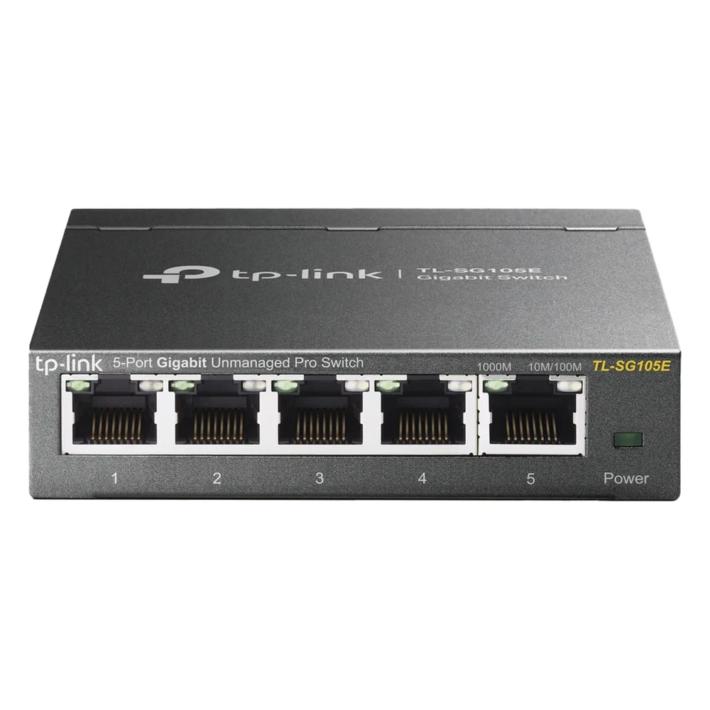 Switch Escritorio Easy Smart de 5 puertos 10/100/1000 Mbps / IGMP para Vigilancia / Calidad en el Servicio (QoS) / Gestión GUI – vista 2