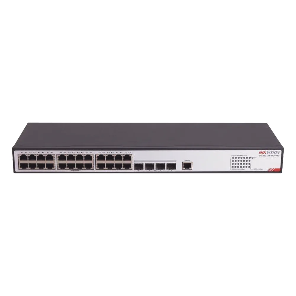 Switch Gigabit / Administrable / 24 Puertos RJ45 GE / 4 Puertos SFP 10G / Soporta IGMP