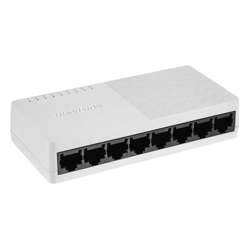 Switch Gigabit No Administrable de Escritorio de 8 Puertos 10 / 100 / 1000 Mbps / Diseño Compacto y Estetico