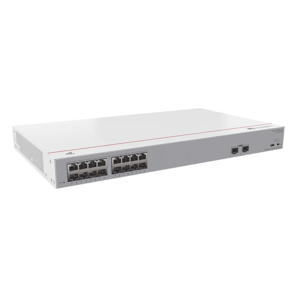 Switch Gigabit No Administrable PoE / 16 puertos 10/100/1000 Mbps (PoE) / 2 Puertos SFP Uplink / 124W – vista 2