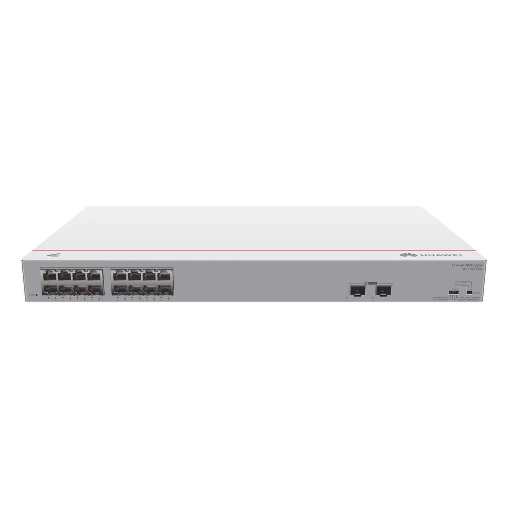 Switch Gigabit No Administrable PoE / 16 puertos 10/100/1000 Mbps (PoE) / 2 Puertos SFP Uplink / 124W – vista 6