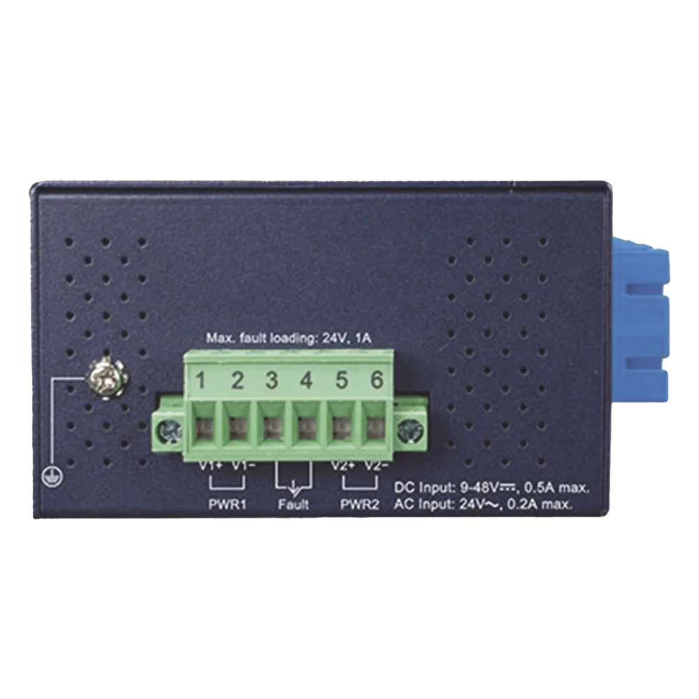 Switch Industrial Bypass de Fibra Optica Multimodo con Conector SC de 2 Canales – vista 3