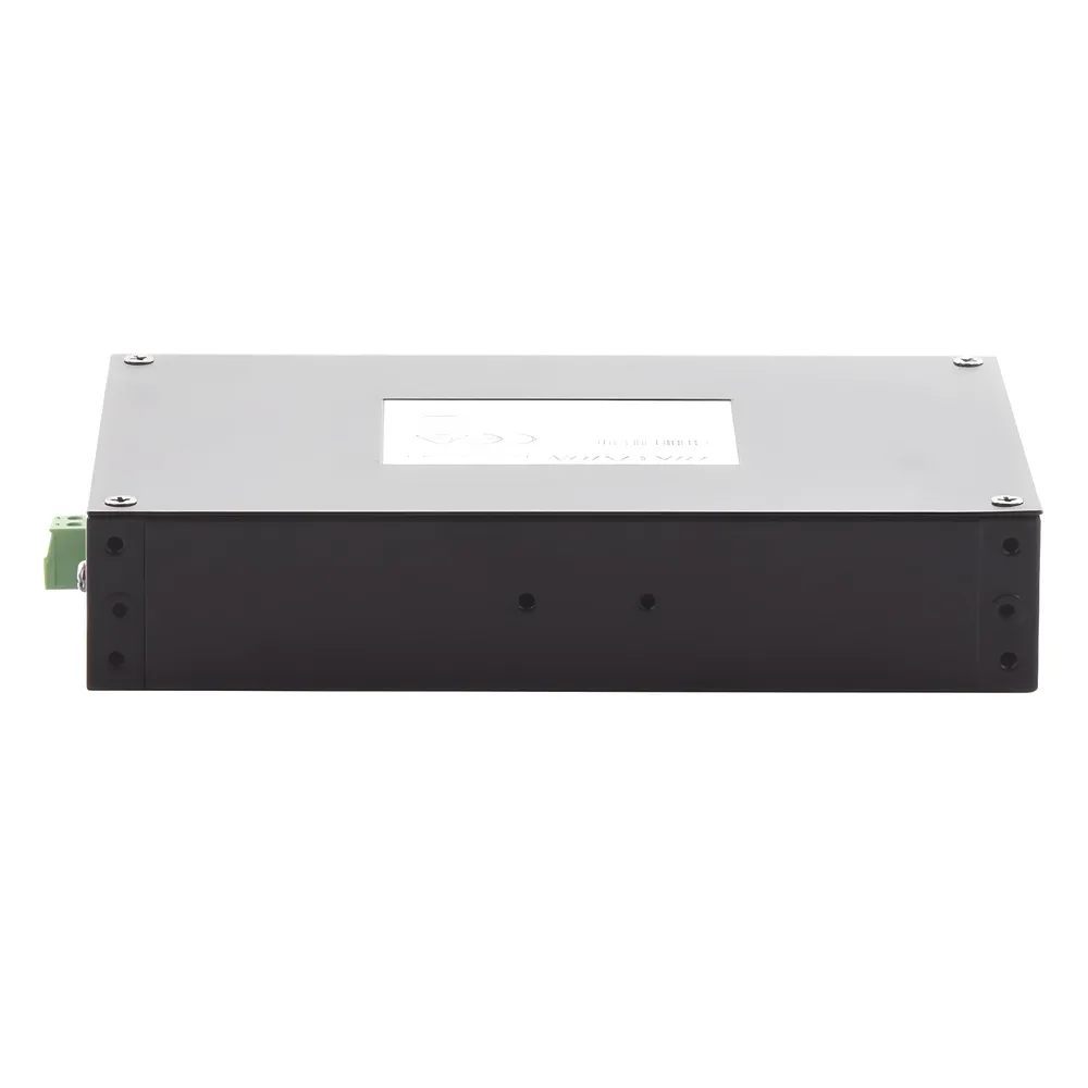Switch Industrial No Administrable Gigabit / 3 Puertos Gigabit PoE+ (30 W) + 1 Puerto Gigabit PoE++ (60 W) / 2 Puertos SFP / 65 W Total / 48 a 57 VCD / Ideal para Proyectos / 300 Metros de Distancia – vista 4