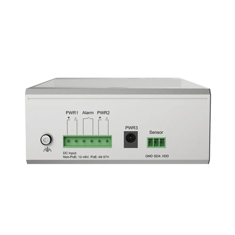 Switch Industrial PoE / 8 Puertos Gigabit PoE / 110W-270W Budget / SFP / DIN-Rail / -30°C a 65°C / Fanless – vista 6