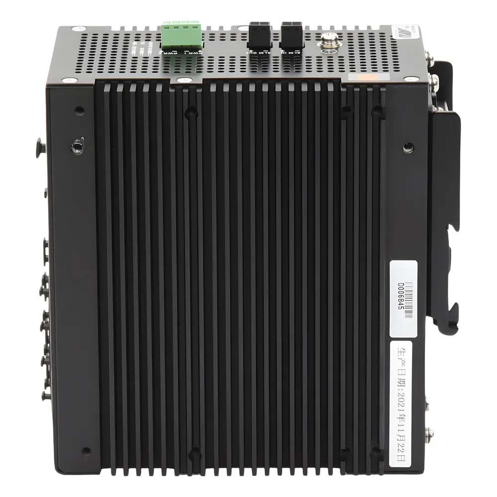 Switch Industrial PoE+ Capa 3 D/8 Puertos 10/100/1000 PoE af/at, 4 x SFP (TAA) – vista 3
