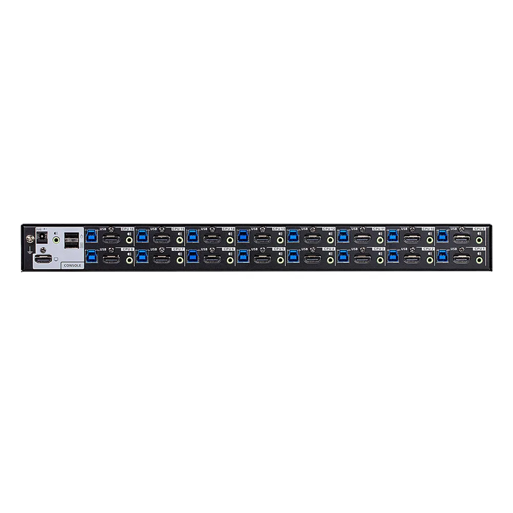 Switch KVM | 16 Puertos | 4K USB 3.0 | Video DynaSync™ | Conexión en Cascada | Función Pantalla Múltiple – vista 3