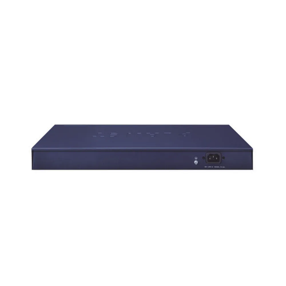 Switch No Administrable 24 Puertos PoE 10/100 802.3af/at, 2 Combo TP/SFP Gigabit y Pantalla LCD para Monitoreo y Configuración Básica de PoE, Hasta 300 Watts – vista 3