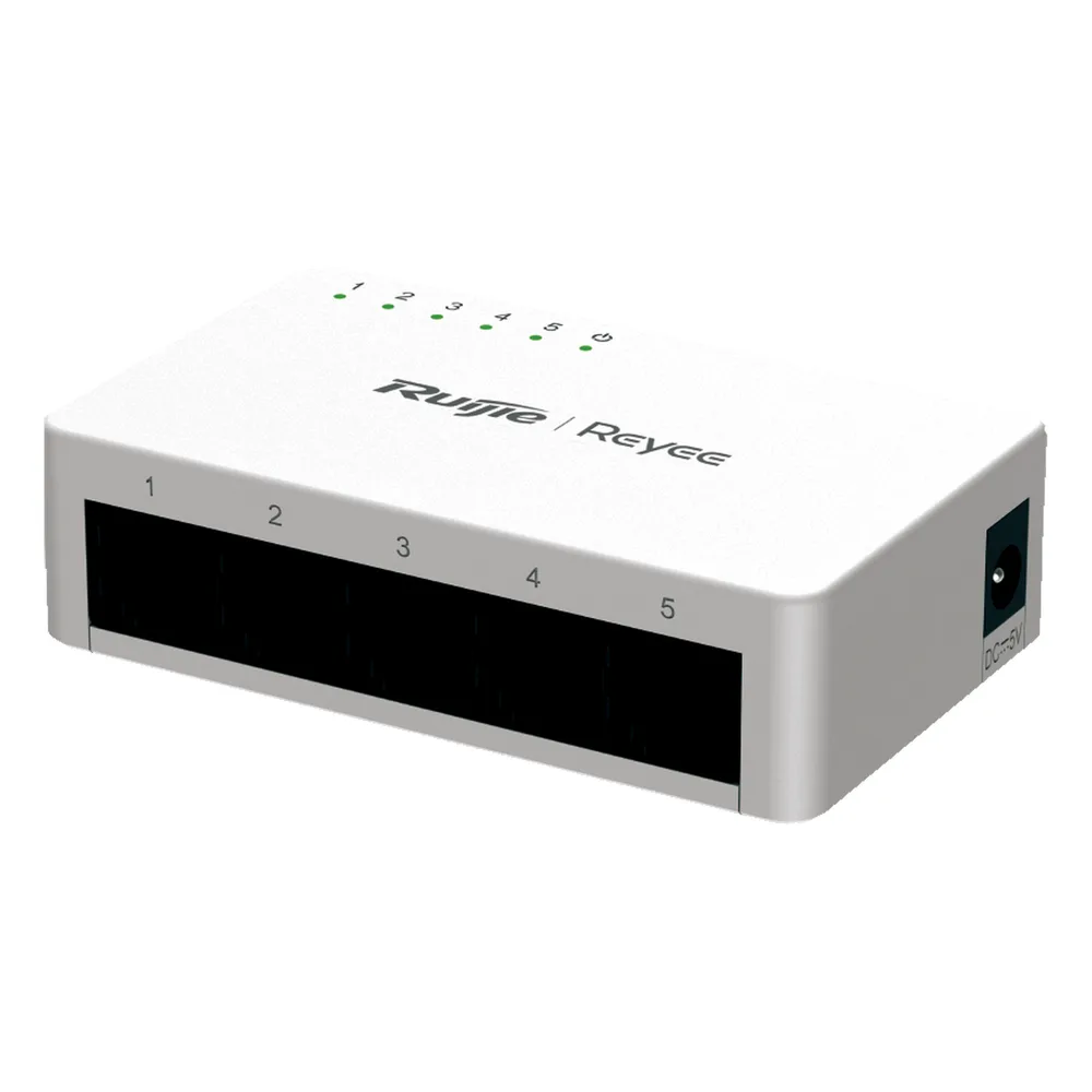 Switch no administrable, Visible en la Topología de la Nube, 5 puertos 10/100 Mbps – vista 2
