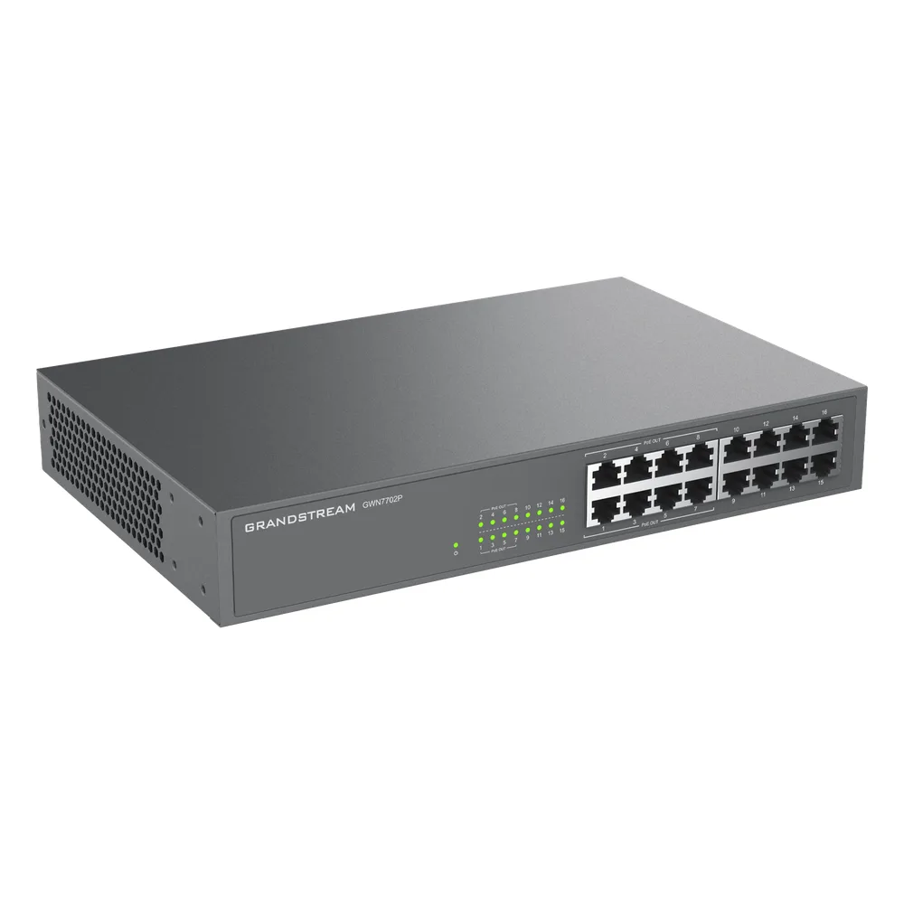 Switch PoE+ 16 Puertos Gigabit No Administrable / 8 puertos 10/100/1000 Mbps / 8 puertos PoE+ / hasta 145W – vista 4
