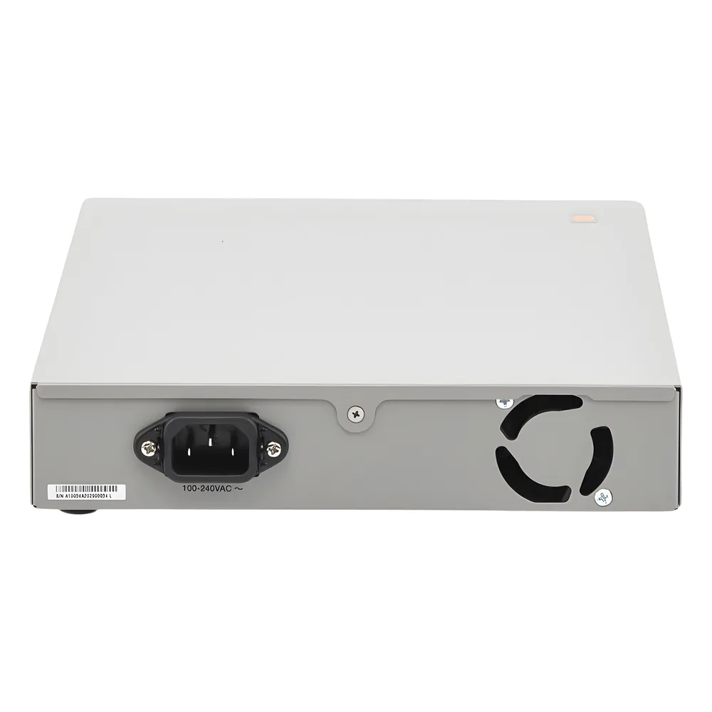 Switch PoE+ Administrable CentreCOM GS970M, Capa 3 de 8 Puertos 10/100/1000 Mbps + 2 SFP Gigabit, 124 W – vista 3