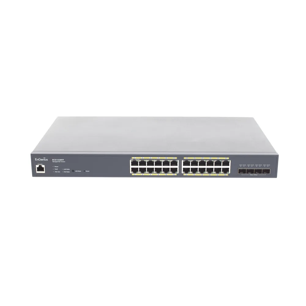 Switch PoE ++ Administrable en Nube Capa 2  de 8 puertos PoE  de 2.5 Gbps, Hasta 240 W, 4 puertos de SFP – vista 2