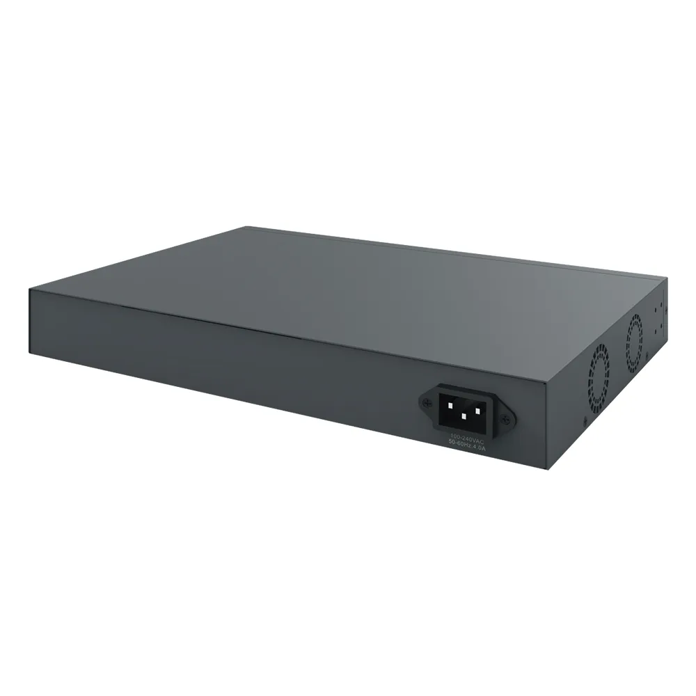 Switch PoE ++ Administrable en Nube Capa 2  de 8 puertos PoE  de 2.5 Gbps, Hasta 240 W, 4 puertos de SFP – vista 4