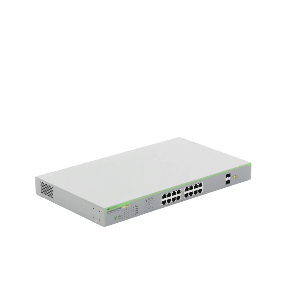 Switch PoE+ Gigabit WebSmart de 16 puertos 10/100/1000 Mbps (2 x Combo) + 2 puertos gigabit SFP (Combo), 185 W – vista 4