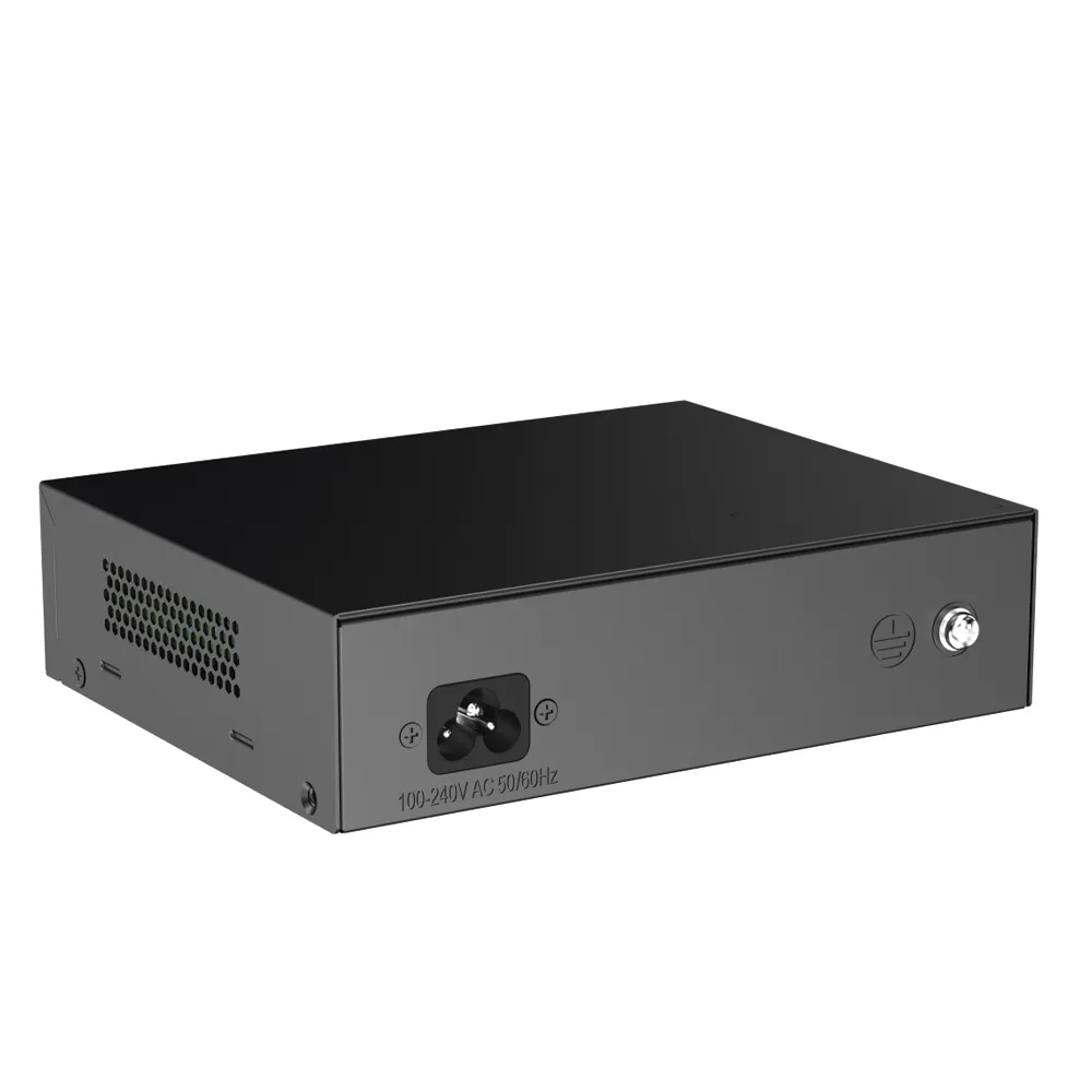 Switch PoE+ no Administrable, 6 Puertos 10/100 Mbps, hasta 54 Watts – vista 5