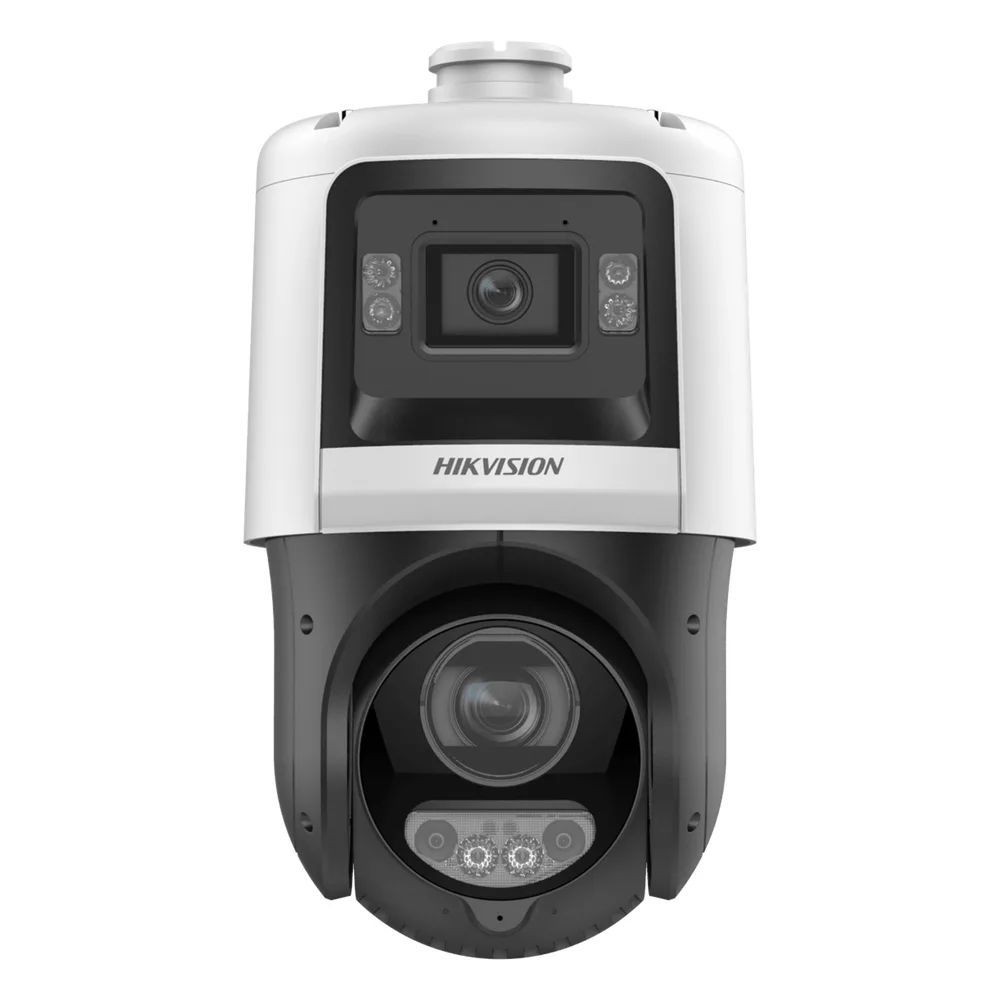 [TandemVu] PTZ IP 4 Megapixel + Cámara Fija 4 Megapixel / 25X Zoom / 100 mts IR + 30 mts Luz Blanca / IP67 / ACUSENSE / PoE+ / 2 Micrófonos Integrados y Bocina / Alerta Audible y Luz Estroboscopica / Alarmas I/O / DARKFIGHTER / Micro SD – vista 2