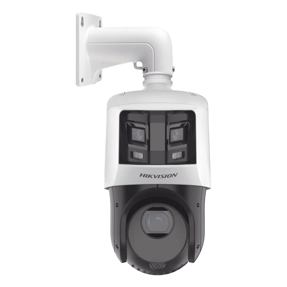 [TandemVu] PTZ IP 4 Megapixel con Cámara Panoramica 6 Megapixel / 25X Zoom / 100 mts IR / IP66  / WDR / PoE+ / Entrada-Salida de Audio y Alarma / Ultra Baja Iluminación / Micro SD
