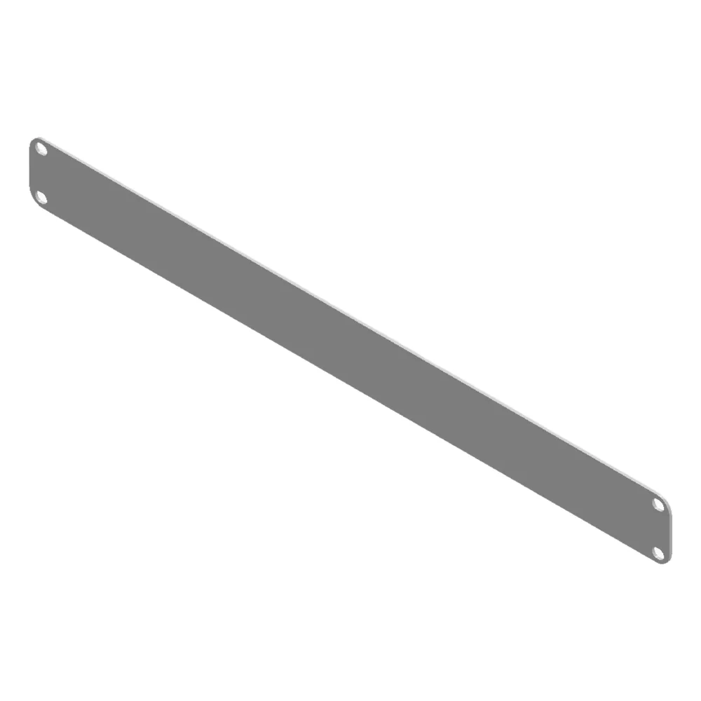 Tapa Ciega para Rack / 1 Unidad (1U) / 19 Pulgadas / Acero Calibre 14 / Pintura Electrostática Blanca / 483 x 44 mm (19 x 1.73 in)