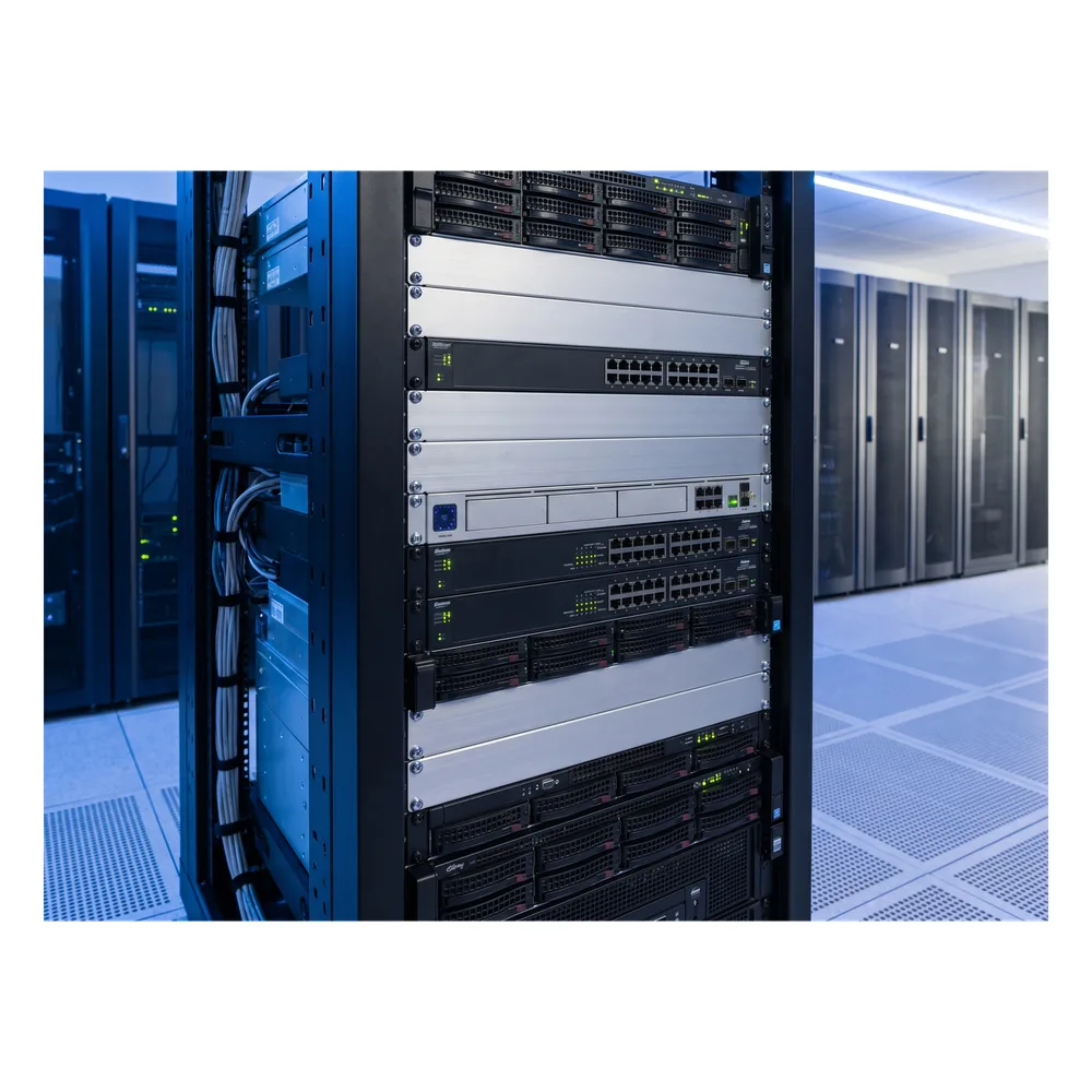 Tapa Ciega Para Rack Estándar de 19in, Plano, de Acero, 2 UR, Color Gris – vista 2