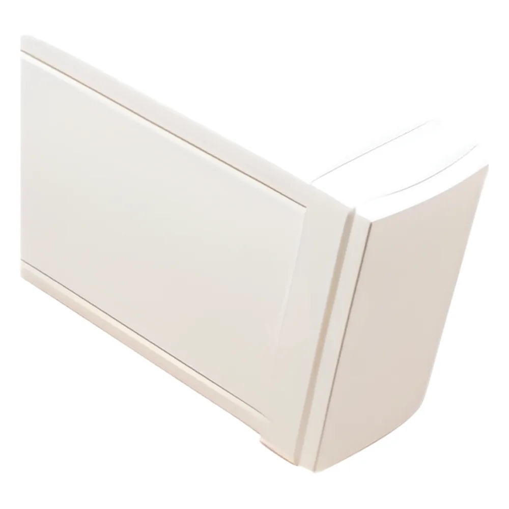 Tapa final en color blanco de PVC auto extinguible, para canaleta TEK100 (5591-02001)