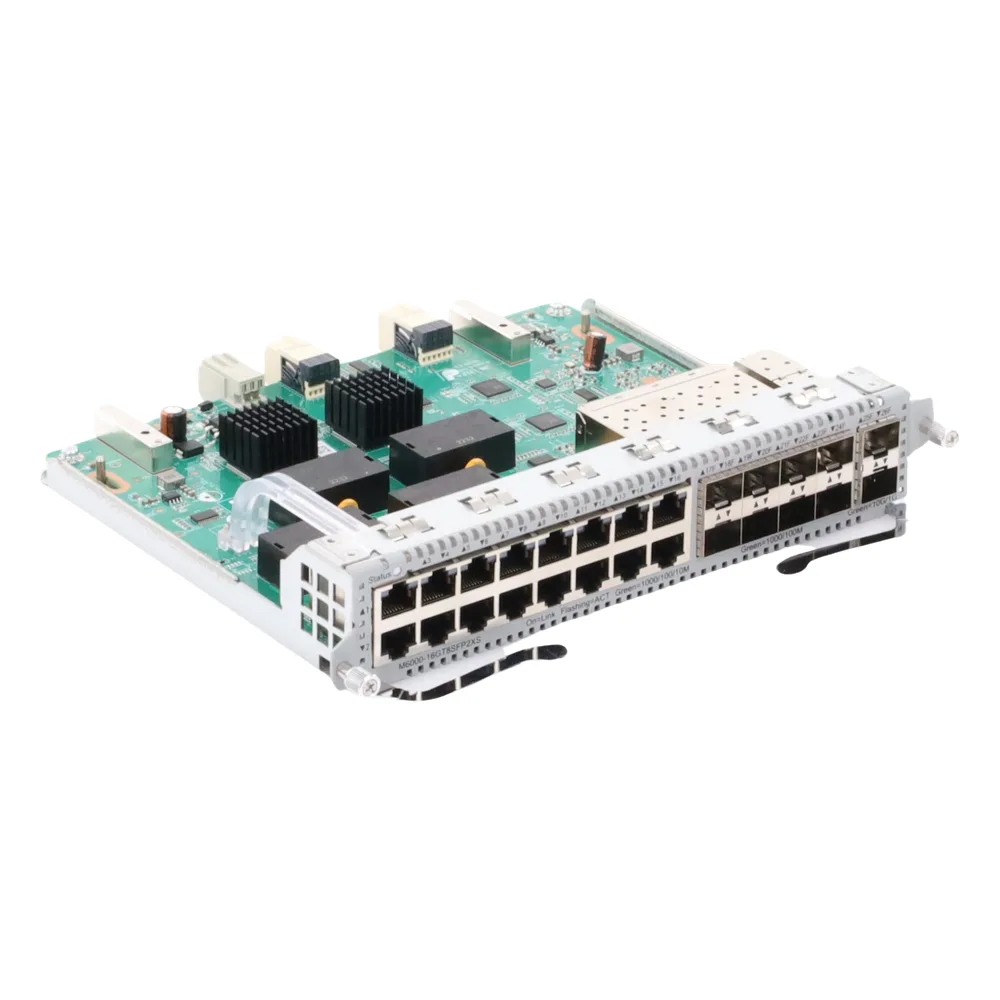 Tarjeta de Red con 16 puertos RJ45 1Gb, 8 puertos SFP 1Gb y 2 puertos SFP+ 10Gb para Chasis RG-NBS6002 – vista 3