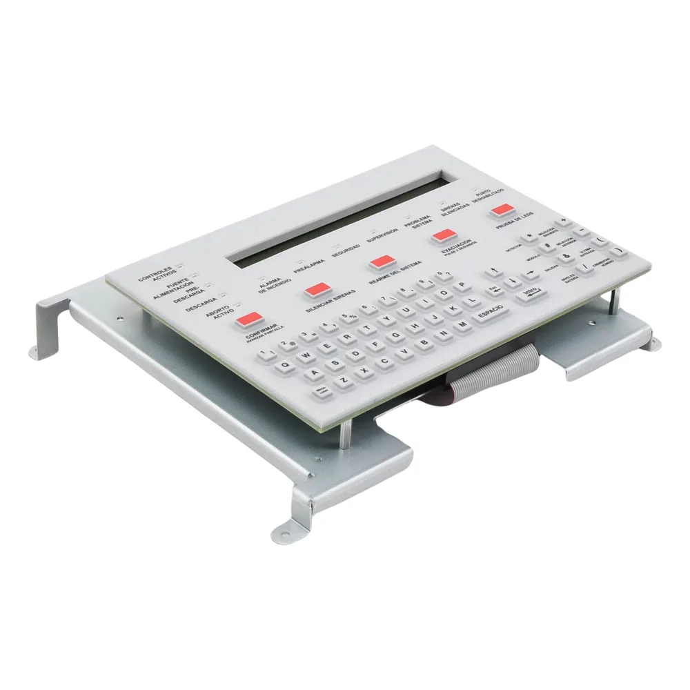 Teclado con pantalla LCD retroiluminada de 80 caracteres, en español, para paneles NOTIFIER serie ONYX – vista 5