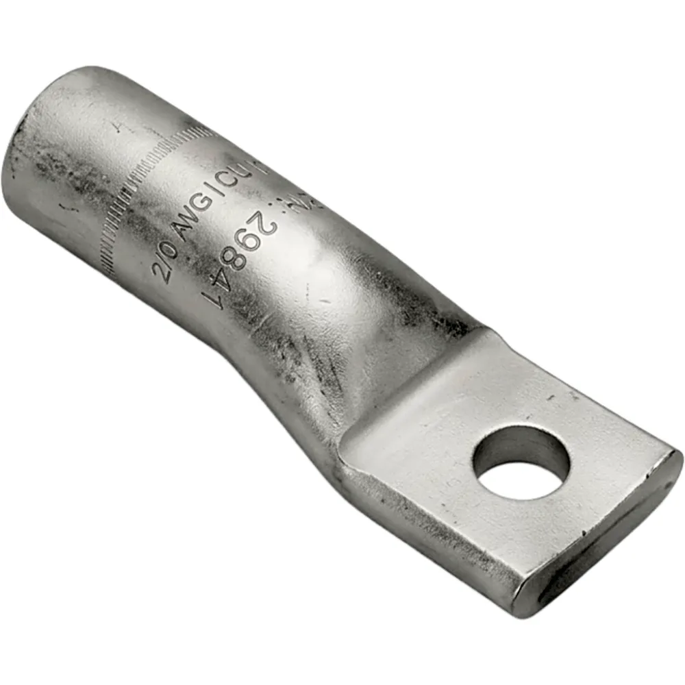 Terminal de Compresión de Aluminio para Cable 4/0 AWG / 1 Orificio para Perno de 1/2" (12.7 mm) / AL9CU / 35 kV / HYLUG™ / Relleno con Inhibidor de Óxido.
