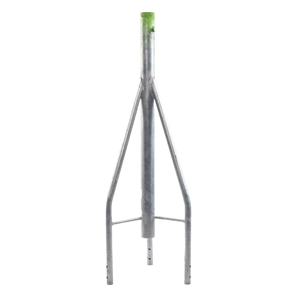 Tramo de Remate (Copete) para Tramo STZ-30 Galvanizado Electrolítico con Opresores para Pararrayo.