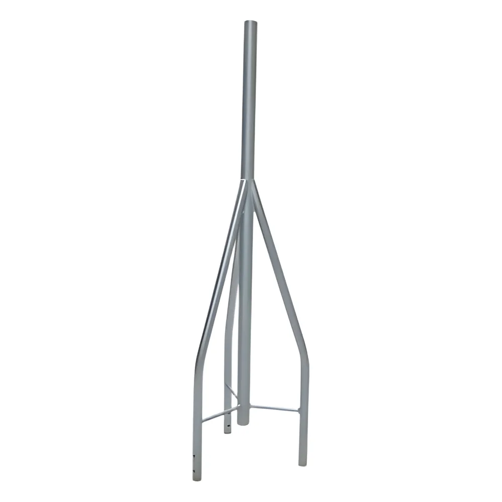Tramo de Remate / Copete, tubo industrial 1 1/4" con tubo central 2 3/8" galvanizado por inmersión en caliente.