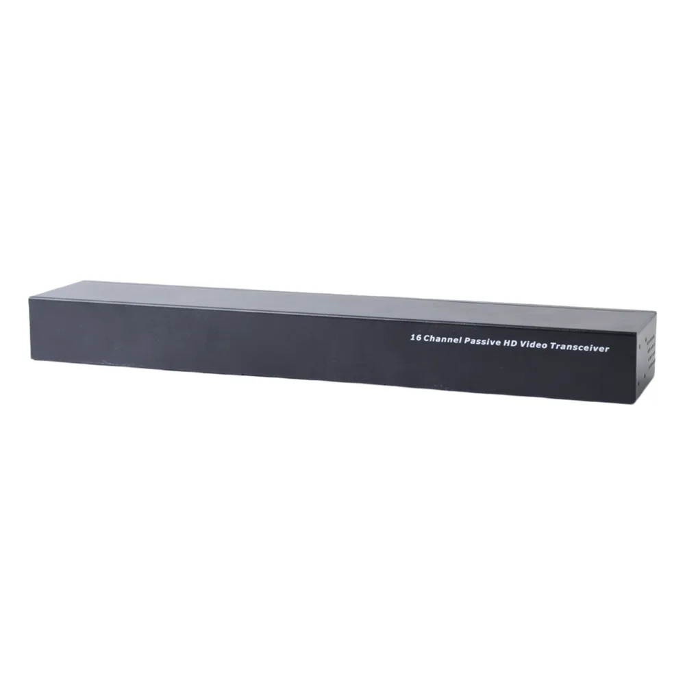 (TRANCEPTOR) RECEPTOR DE VIDEO PASIVO DE 16 CANALES / Resolución 4K / Compatible con cable UTP Cat 5e/6 / Compatible con HD-TVI/CVI/AHD/CVBS / TODO INCLUIDO PARA RACK / Protección Interconstruida contra sobretensión.
