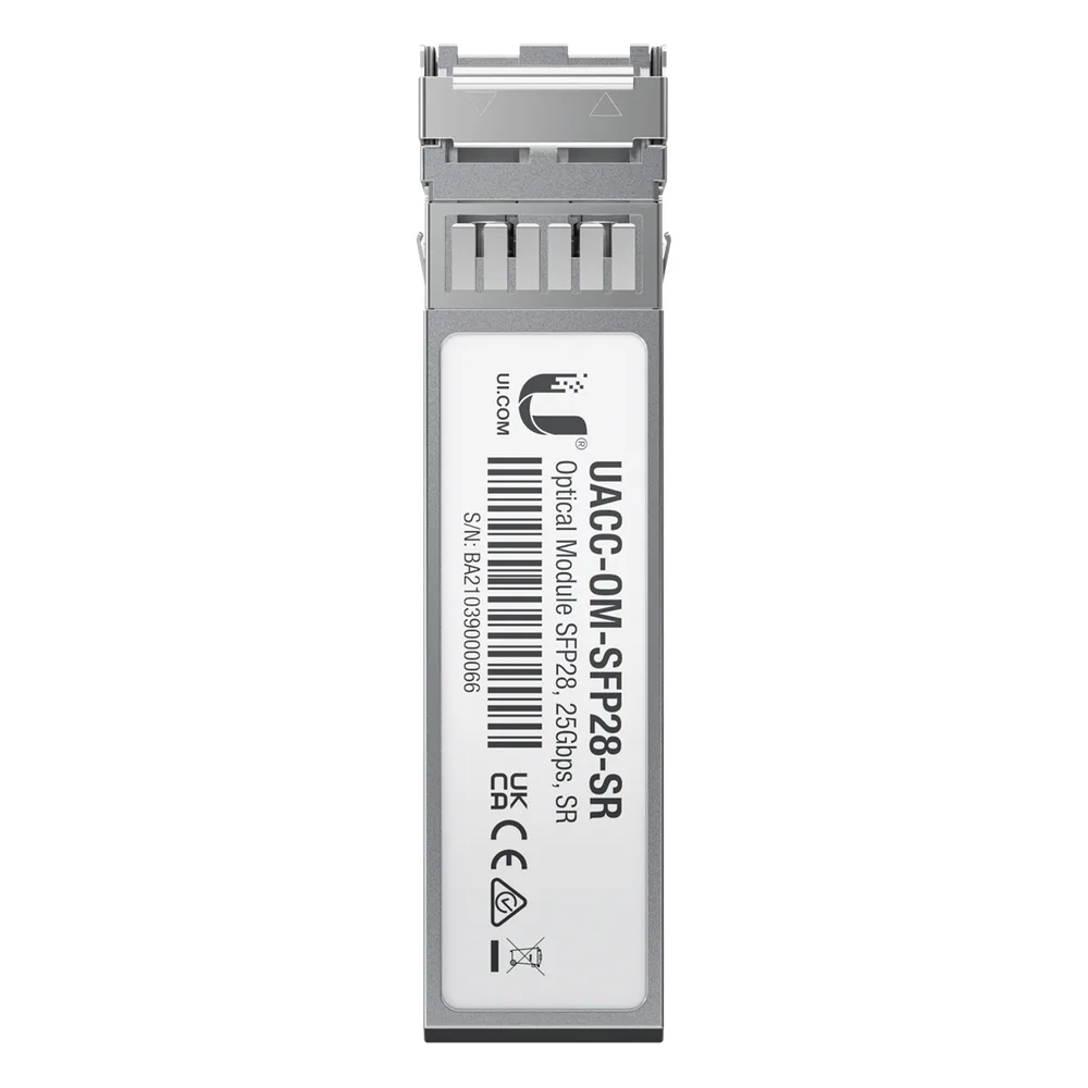 Transceptor de fibra óptica multimodo SFP28 hasta 25 Gbps con 2 conectores LC, hasta 100 mts