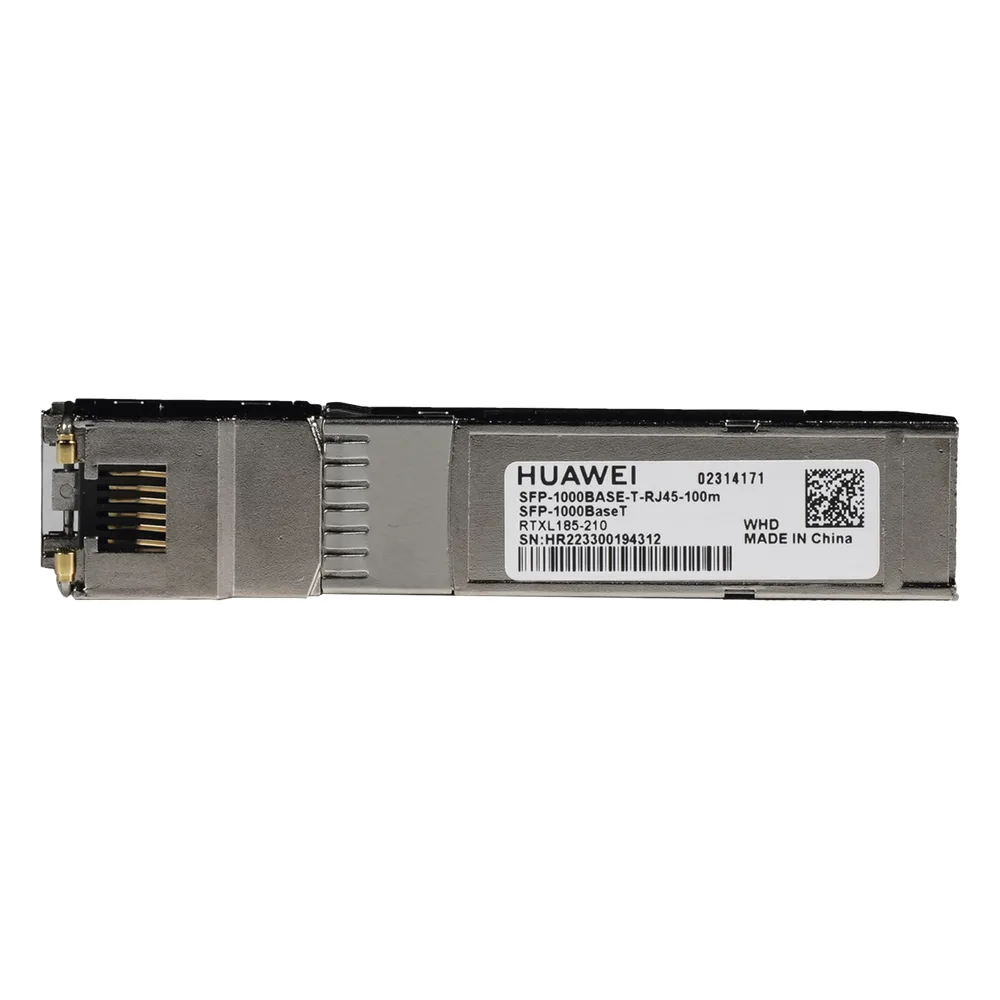 Transceptor de SFP a RJ45 / Negociación de 10/100/1000Mbps / Conector RJ45 / Distancia de hasta 100m