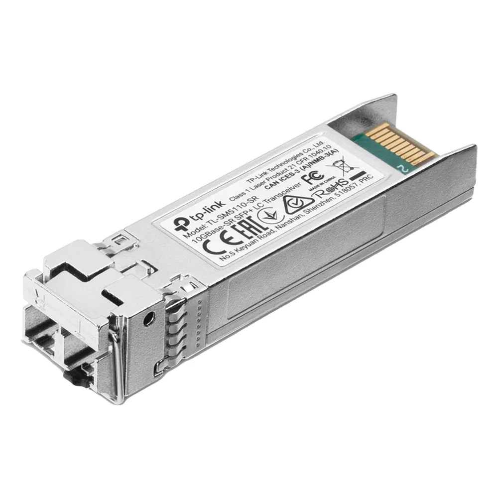 Transceptor mini-GBIC SFP+ / Duplex Multimodo 10GBase /  Distancia 300 metros /  Conector LC