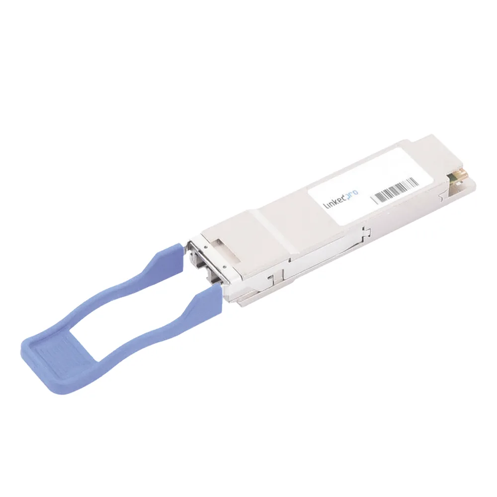 Transceptor Óptico QSFP28 (Mini-Gbic) / Monomodo 1310 nm / 100 Gbps / 100GBASE-LR4 / Conectores LC/UPC Dúplex / DDM / Hasta 60 km