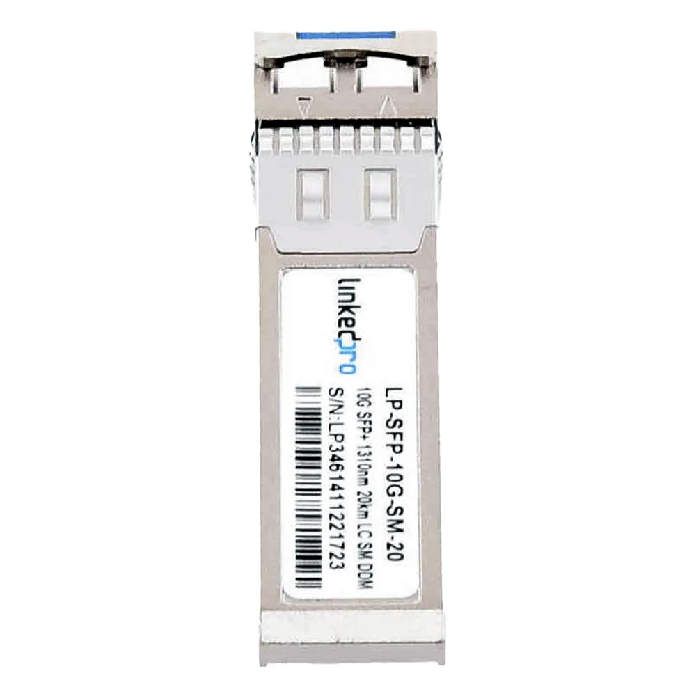 Transceptor Óptico SFP+ (Mini-Gbic) / Monomodo 1310 nm / 10 Gbps / 10GBASE-LR / Conectores LC/UPC Dúplex / DDM / Hasta 20 km – vista 3