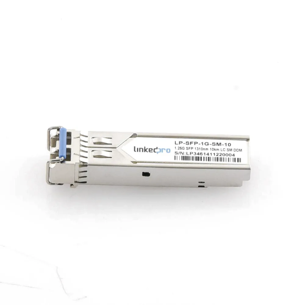 Transceptor Óptico SFP (Mini-Gbic) / Monomodo 1310 nm / 1.25 Gbps / 1000BASE-LX / Conectores LC/UPC Dúplex / DDM / Hasta 10 km – vista 3