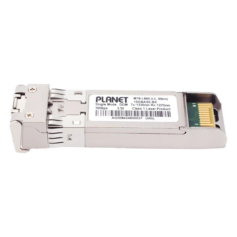 Transceptor WDM mini-Gbic SFP+ 10G LC TX:1330nm RX:1270nm para fibra Mono Modo 60 Km, Requiere MTB-LA60 – vista 2