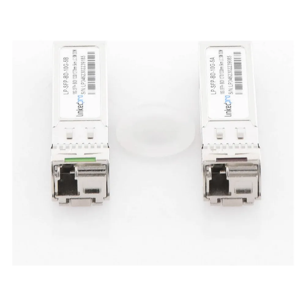 Transceptores Ópticos Bidireccionales SFP+ (Mini-Gbic) / Monomodo 1270 & 1330 nm / 10 Gbps / 10GBASE-BX / Conector LC/UPC Simplex / DDM / Hasta 5 km / 2 Piezas – vista 4